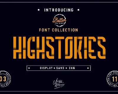 Highstories Family font