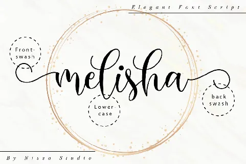 Melisha font