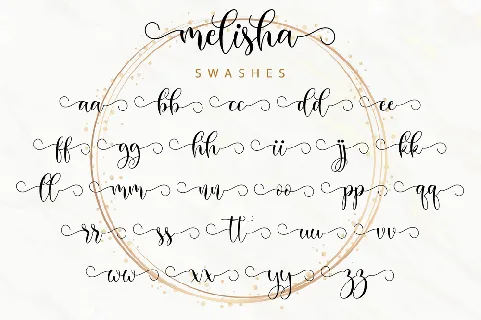 Melisha font