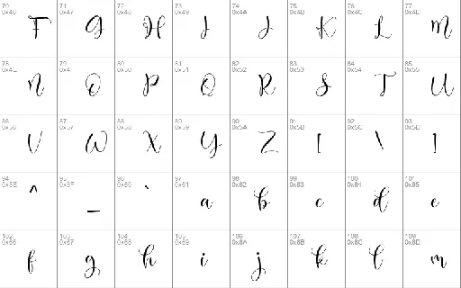 Melisha font