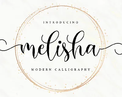 Melisha font