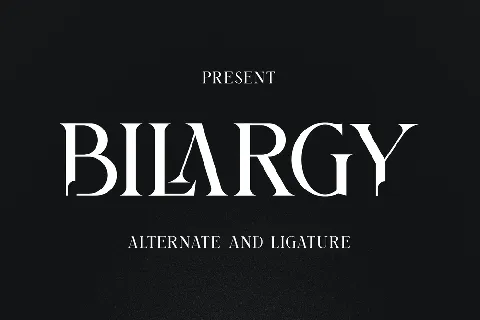 BILARGY font