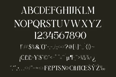 BILARGY font