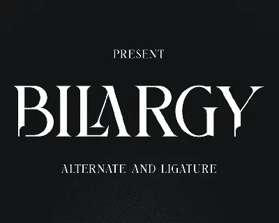 BILARGY font