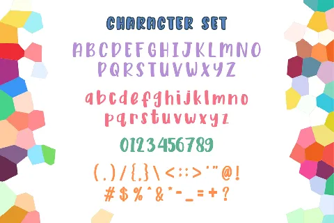 School Colors font