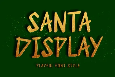 Santa Display font