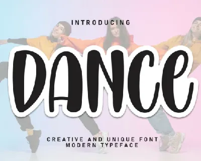 Dance Display font