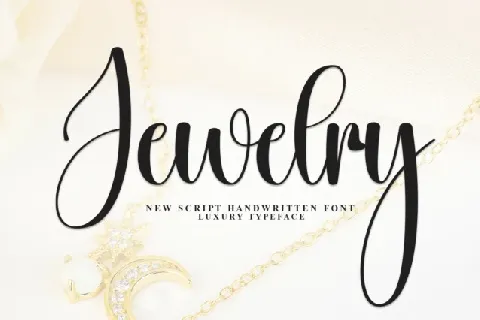 Jewelry Calligraphy font