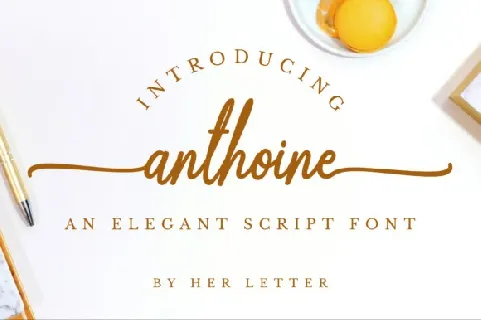 Anthoine Handwritten font