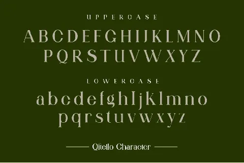 Qitello font