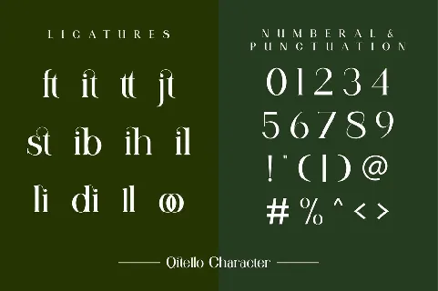 Qitello font