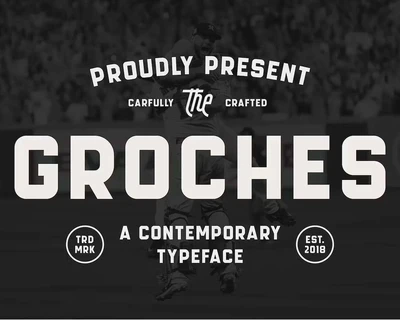 Groches font