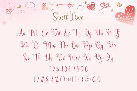 Spell Love Demo font