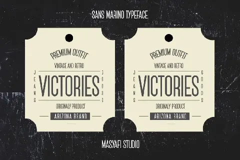 Sans Marino font