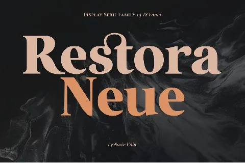 Restora Neue font