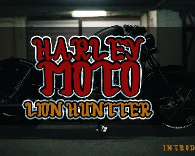 Harley Moto font