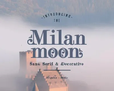 Milanmoon font