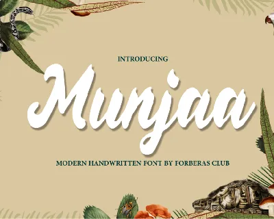 Munjaa font