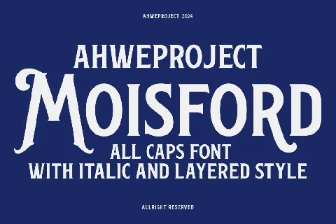 Moisford Free font