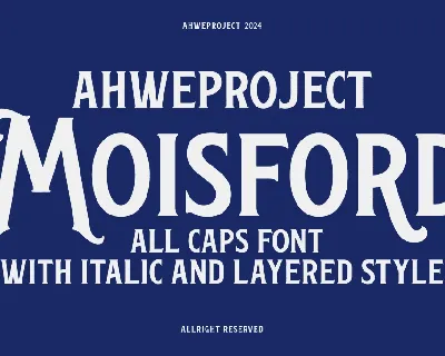 Moisford Free font