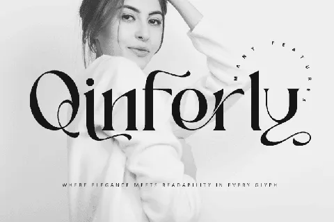 Qinferly - Personal use font