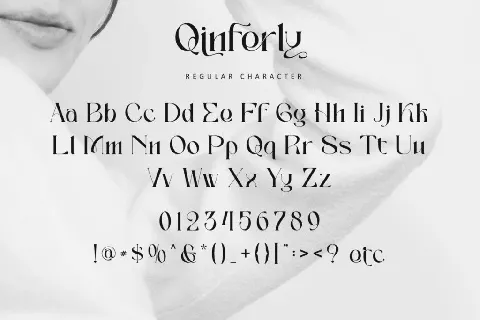 Qinferly - Personal use font