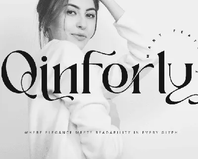 Qinferly - Personal use font