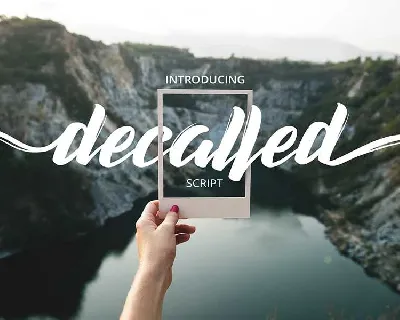 Decalled Script Free Download font