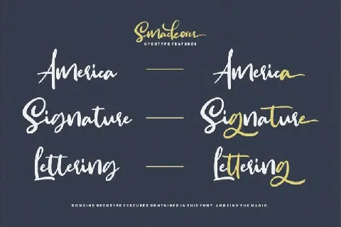 Smackover Handwritten font