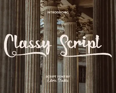 Classy Script Demo font