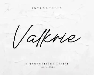 Valkrie font