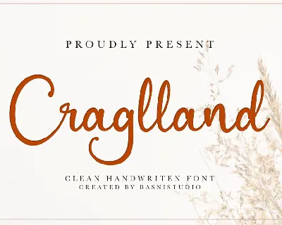 Craglland font