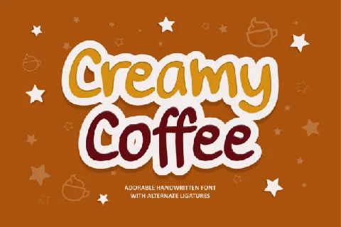 Creamy Coffee font