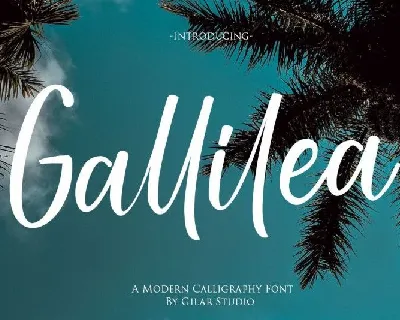 Gallilea font