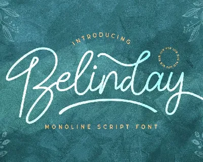 Belinday font