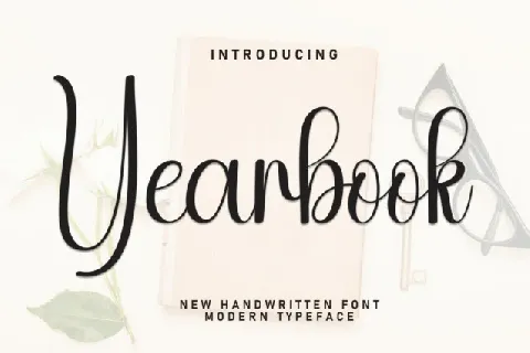 Yearbook Calligraphy font