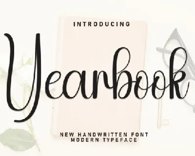 Yearbook Calligraphy font