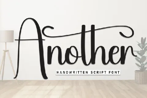 Another Calligraphy font