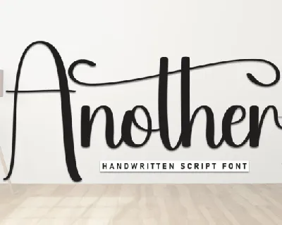 Another Calligraphy font