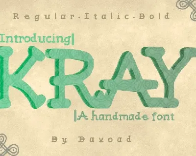 Kray Typeface font