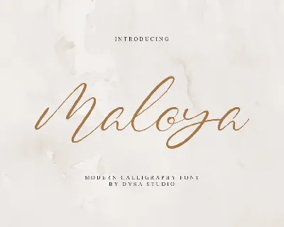 Maloya font