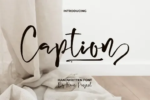 Caption Demo font