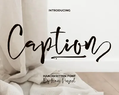 Caption Demo font