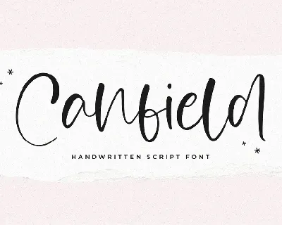 Canfield font