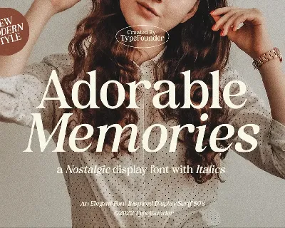 Adorable Memories font