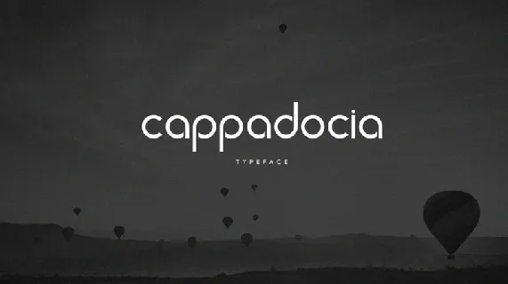 Cappadocia Sans Serif font