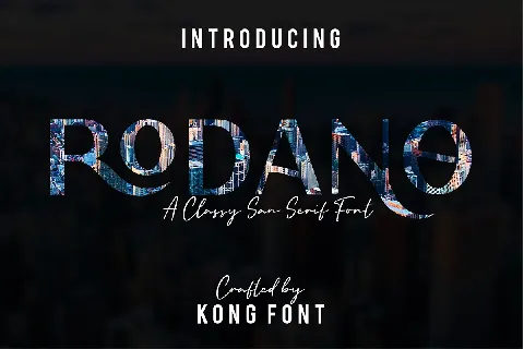 Rodano font