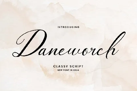 Daneworch font