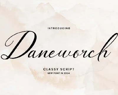 Daneworch font