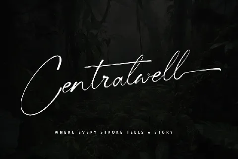 Centralwell - Personal use font